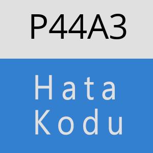 P44A3 hatasi