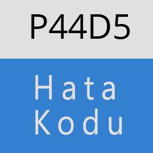 P44D5 hatasi