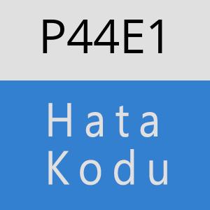 P44E1 hatasi