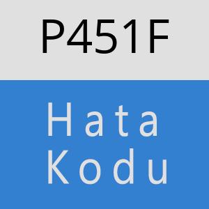 P451F hatasi