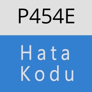 P454E hatasi