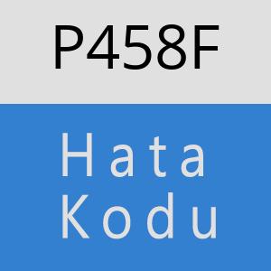 P458F hatasi