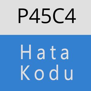 P45C4 hatasi