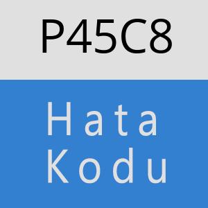 P45C8 hatasi