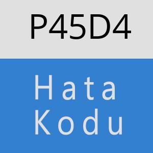 P45D4 hatasi