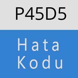 P45D5 hatasi