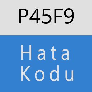 P45F9 hatasi