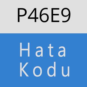 P46E9 hatasi