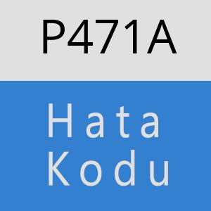 P471A hatasi