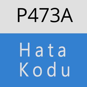 P473A hatasi