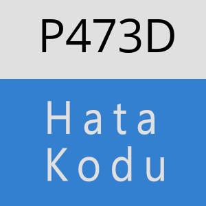 P473D hatasi