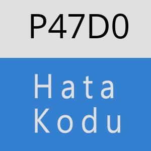 P47D0 hatasi