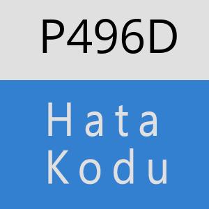 P496D hatasi