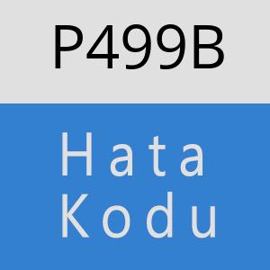 P499B hatasi