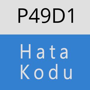 P49D1 hatasi