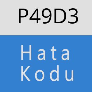 P49D3 hatasi