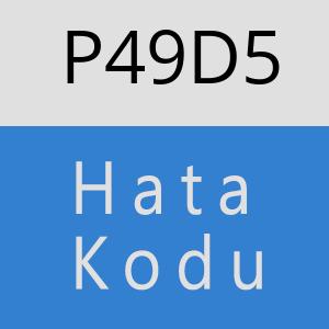 P49D5 hatasi