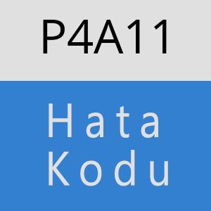 P4A11 hatasi