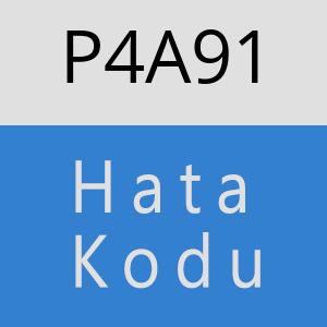 P4A91 hatasi