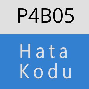 P4B05 hatasi