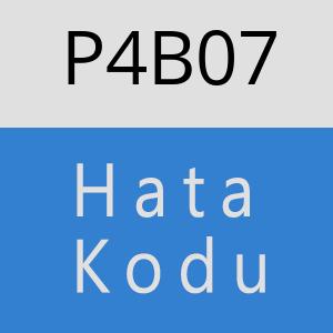 P4B07 hatasi