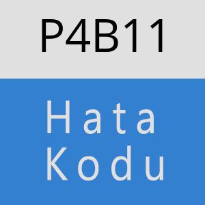 P4B11 hatasi