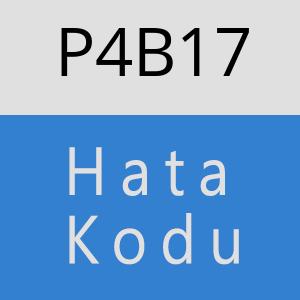 P4B17 hatasi