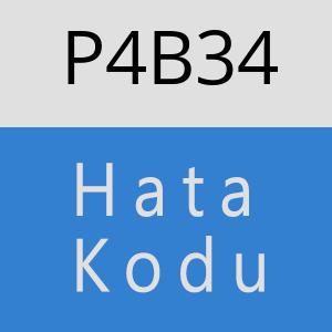 P4B34 hatasi