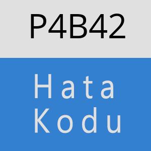 P4B42 hatasi