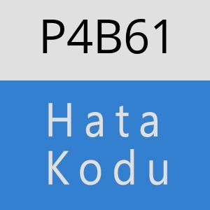 P4B61 hatasi