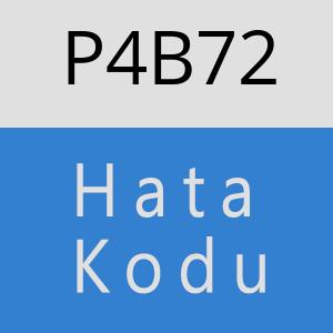 P4B72 hatasi