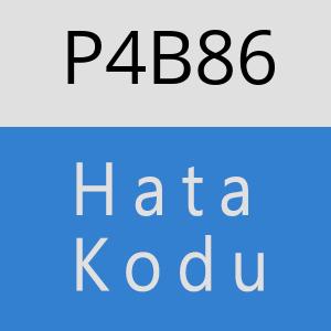 P4B86 hatasi