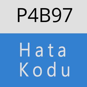 P4B97 hatasi