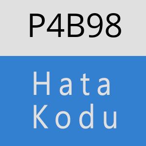 P4B98 hatasi