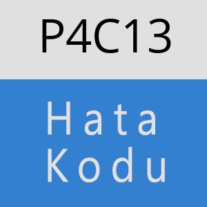 P4C13 hatasi