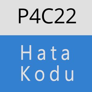 P4C22 hatasi