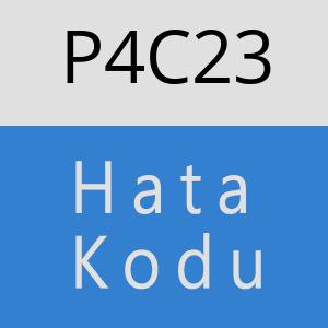 P4C23 hatasi