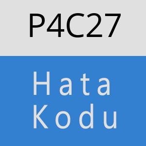 P4C27 hatasi