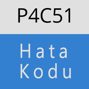 P4C51 hatasi