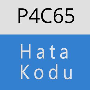 P4C65 hatasi