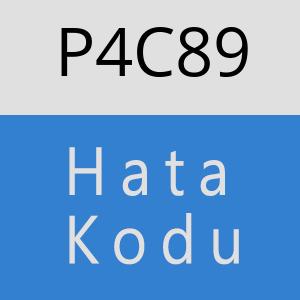 P4C89 hatasi