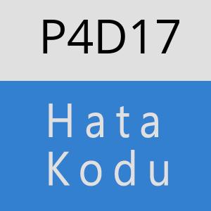 P4D17 hatasi