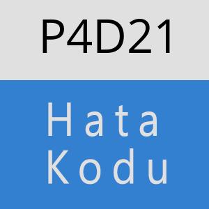 P4D21 hatasi