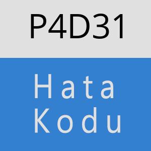 P4D31 hatasi