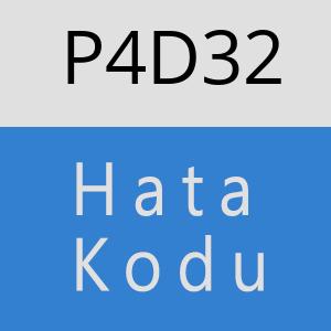 P4D32 hatasi