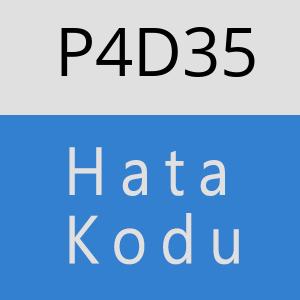 P4D35 hatasi