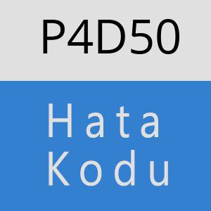 P4D50 hatasi