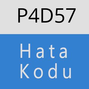 P4D57 hatasi