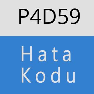 P4D59 hatasi