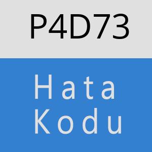 P4D73 hatasi